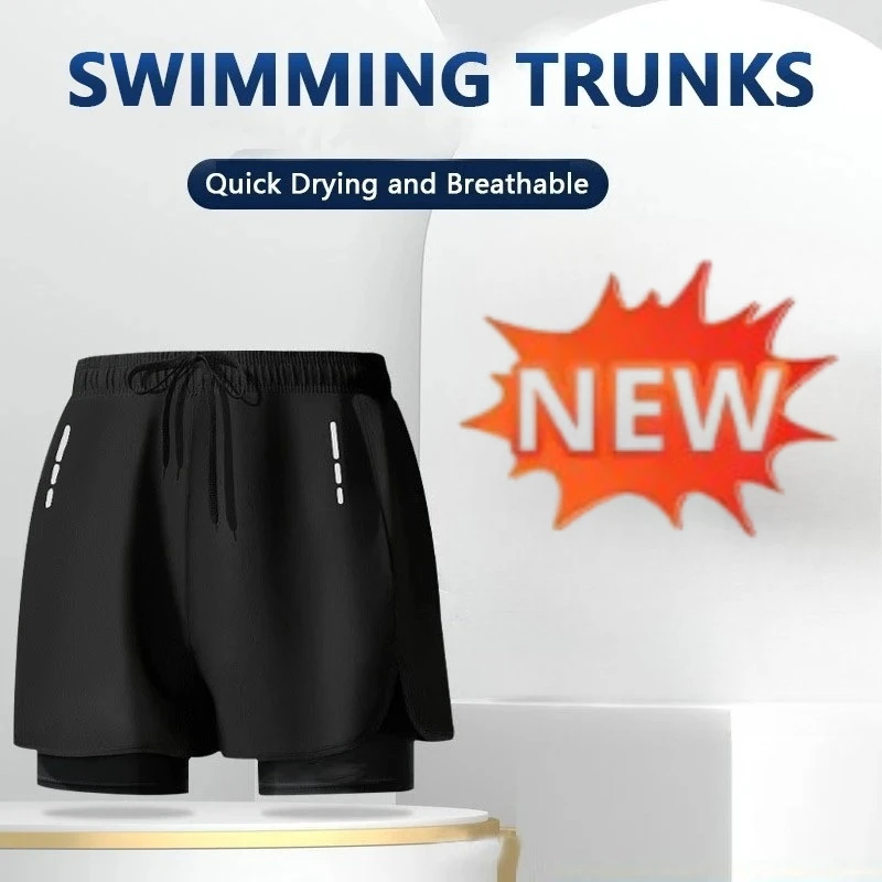 Celana Renang Pria 2-in-1, Cep - Swim Trunk Quick Dry ulasan dan harga